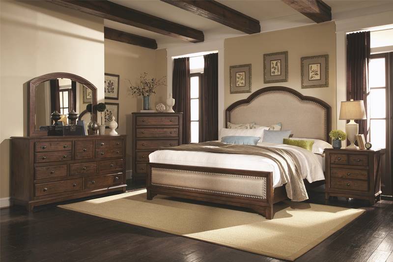 Coaster Laughton Bedroom Setwith Fabric Accent